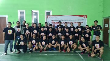 Kompetisi Bulu Tangkis Ganjar Milenial Center di Sleman Dapat Sambutan Antusias