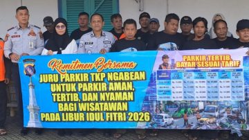 Jukir TKP Ngabean Komitmen Tidak Nuthuk Selama Libur Lebaran