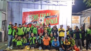 Keseruan Komunitas Ojek Online Solusi Nonton Bareng Piala Dunia 2026, Bareng Jaga Kondusivitas